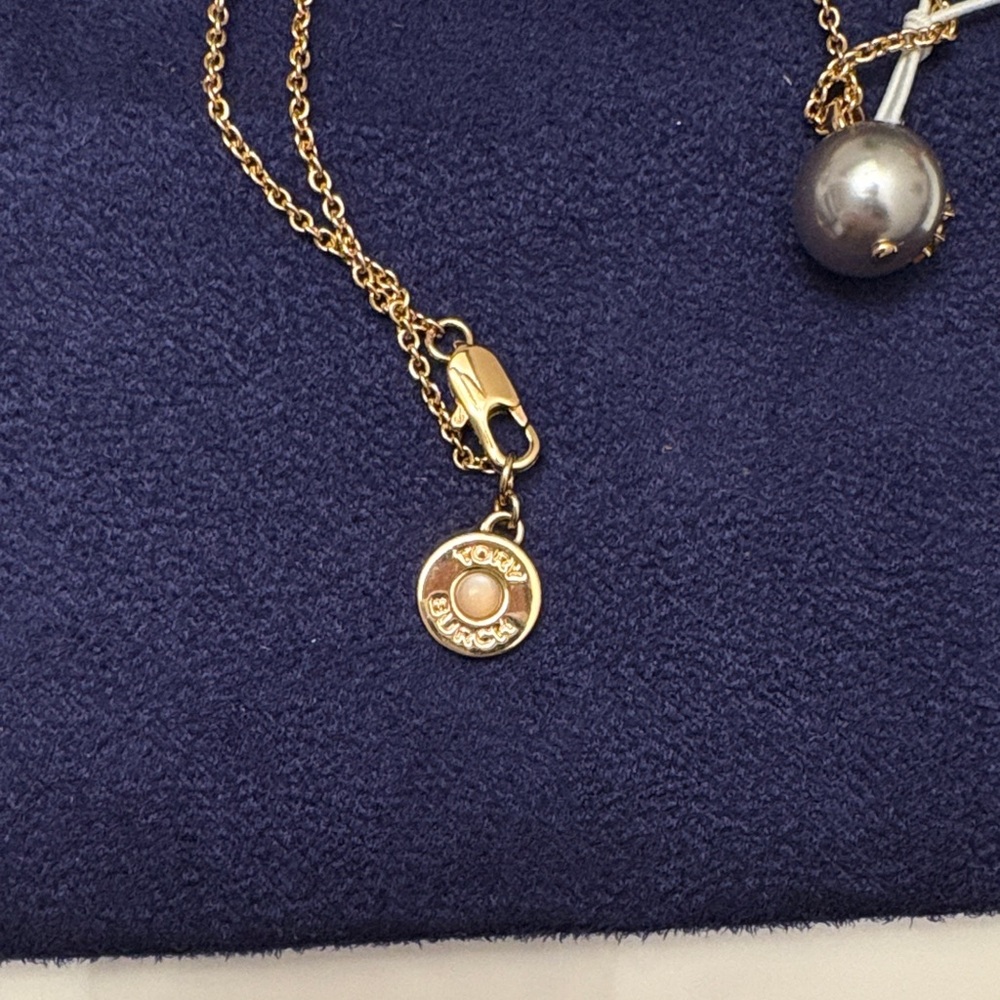 Tory Burch Pearl Chain Necklace - Picture 3 of 4